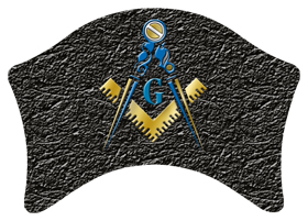 DABAN-370-RK-BK Masonic Lodge Rock Black